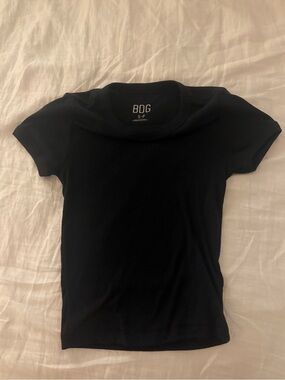 BDG Black Short Sleeve Crewneck Tee